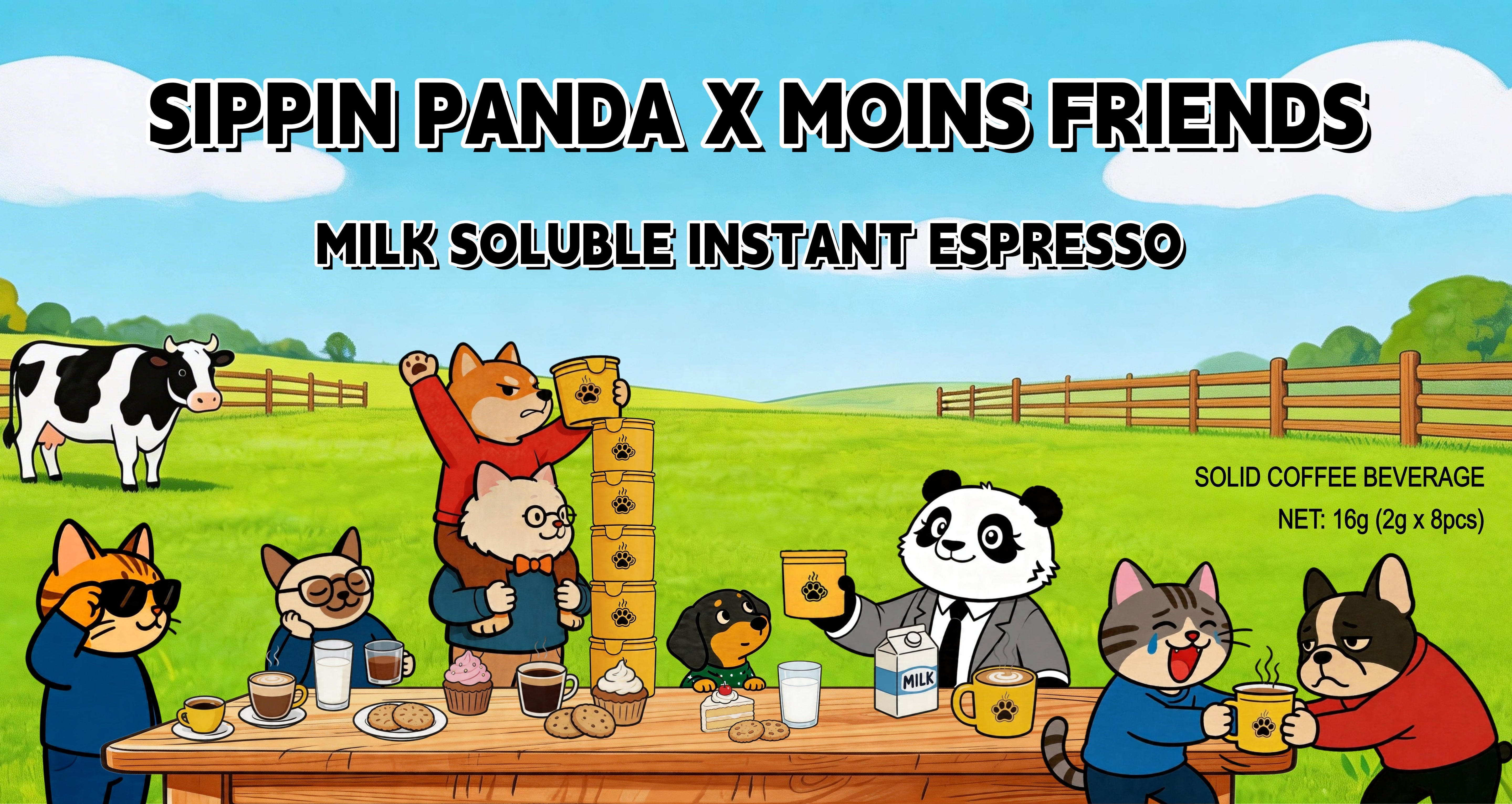 Cross Brand with MOINS Coffee